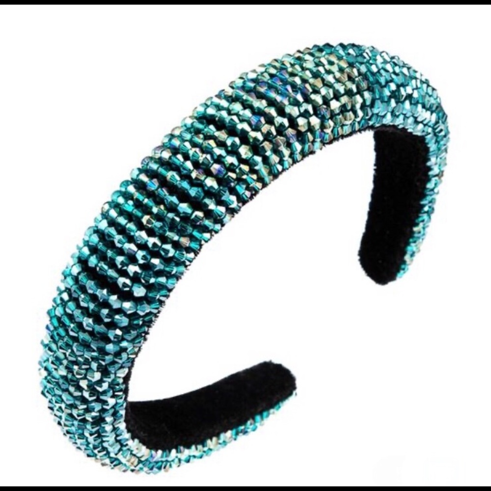 Hand beaded headband!!